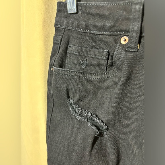 NWT Aeropostale Black Denim Mini - Picture 5 of 9